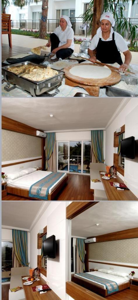 Luca Beach Hotel Side Bagian luar foto