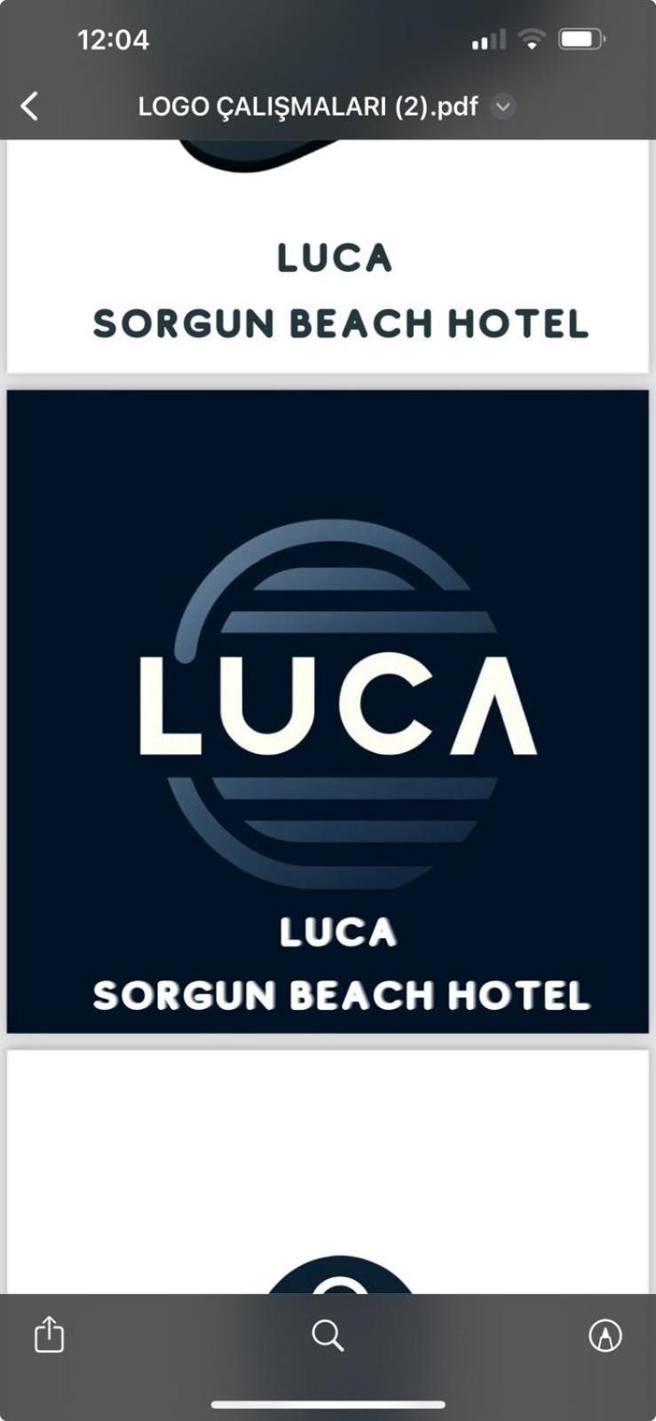 Luca Beach Hotel Side Bagian luar foto